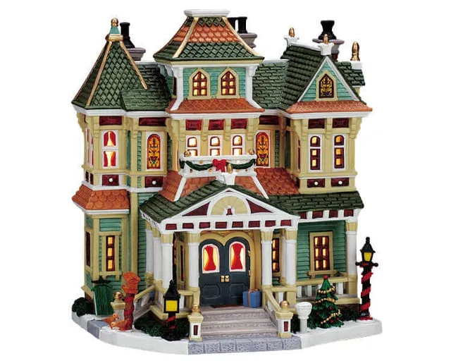 lemax-crawford-residence-festliches-wohnhaus-f-r-lemax-weihnachtsd-rfer image 1
