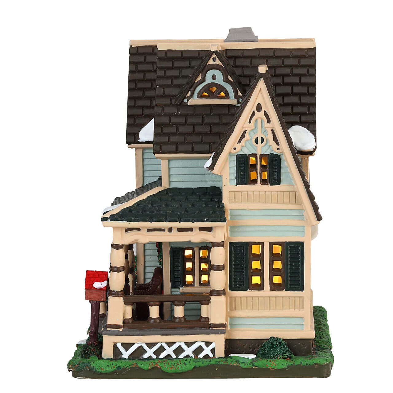 lemax-allison-house-miniatur-wohnhaus-beleuchtetes-dorfhaus image 2