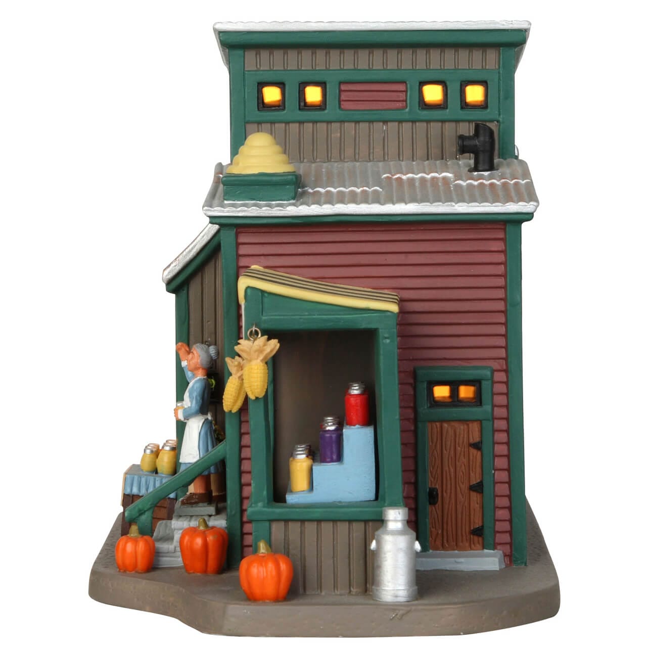 lemax-honey-hill-farm-stand-miniaturhaus-weihnachtsdorf image 2