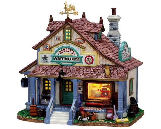 lemax-harley-s-antiques-holidays-seasons-miniatur-haus image 1