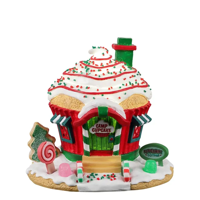 lemax-peppermint-cottage-beleuchtetes-zucker-miniaturhaus-sugar-n-spice image 1