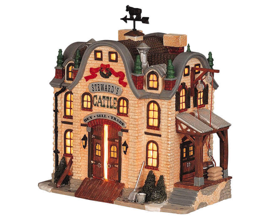 lemax-steward-s-cattle-dealer-miniatur-figur-viehh-ndler image 1