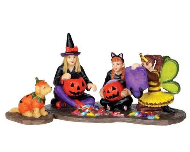 lemax-dividing-the-loot-spooky-town-miniaturfigur image 1