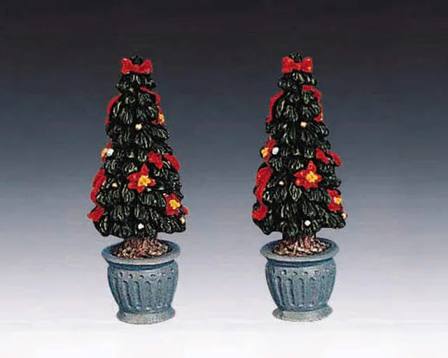 lemax-x-mas-tree-w-poinsettias-mini-weihnachtsbaum image 1