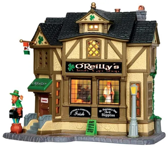 lemax-o-reilly-s-irish-gift-shop-beleuchteter-geschenkeladen image 1