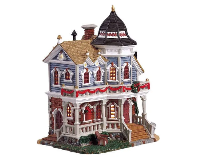 lemax-wilson-residence-beleuchtetes-miniaturhaus-weihnachten image 1