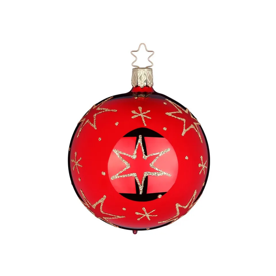 inge-glas-funkelnde-sterne-christbaumkugel-6-cm image 1