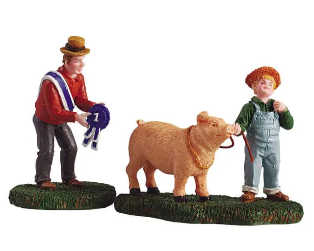 lemax-the-prize-pig-miniatur-figur-f-r-weihnachtsd-rfer-10-statt-14-99 image 1