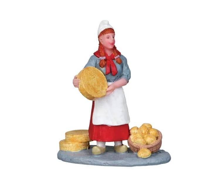 lemax-cheese-seller-miniaturfigur image 1
