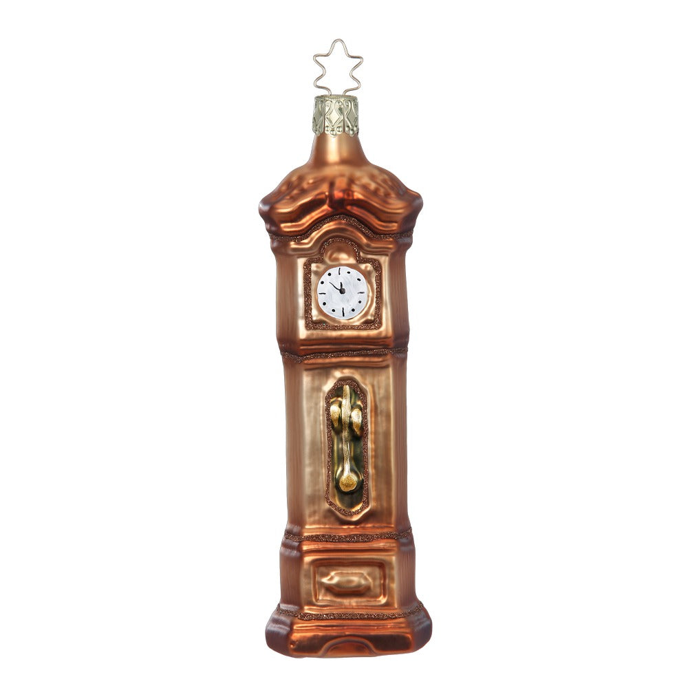inge-glas-manufaktur-standuhr-15-cm-gro-e-glasfigur-f-r-weihnachtsdeko image 1