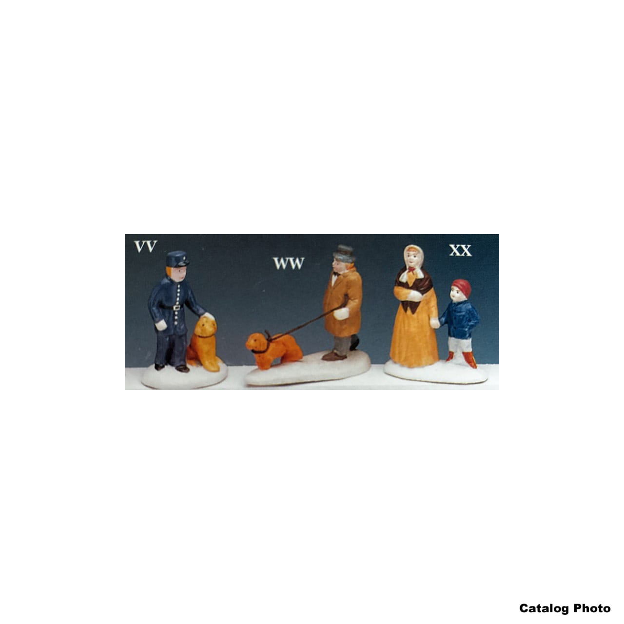 lemax-man-walking-a-dog-miniaturfigur-f-r-weihnachtsdorf image 1