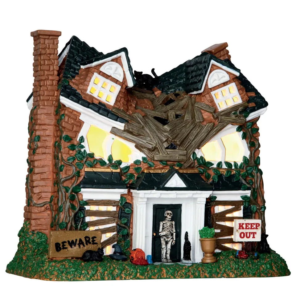 lemax-monster-on-maple-street-spooky-town-figurenszene image 1
