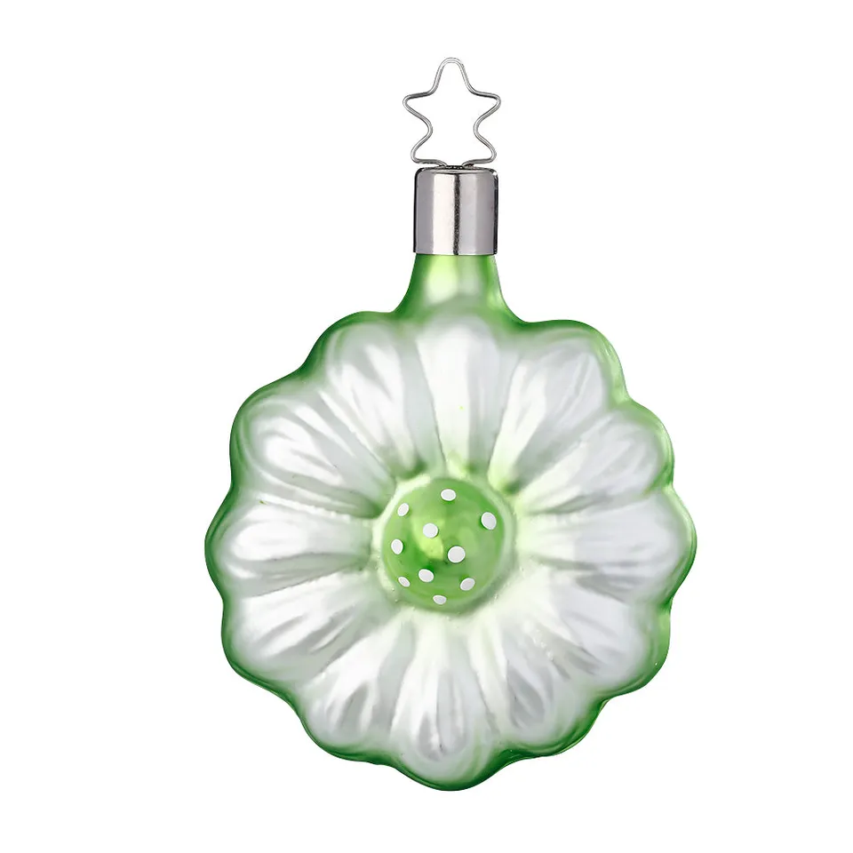 inge-glas-gerbera-jade-christbaumkugel-blume-8-cm image 1