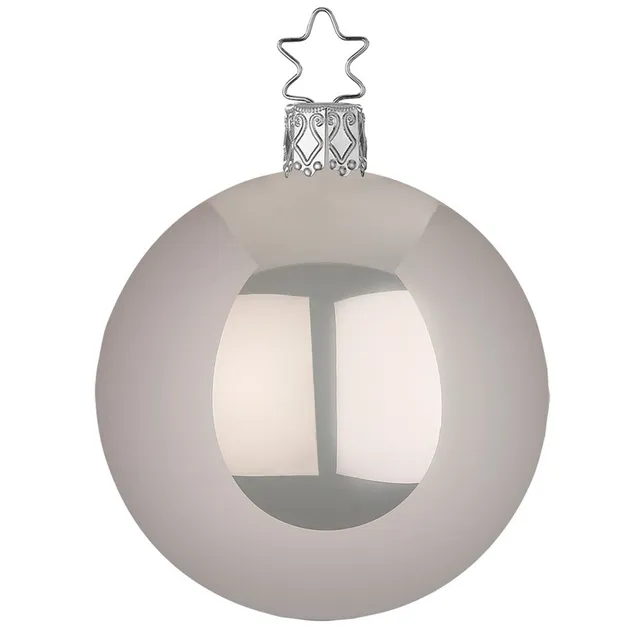 inge-glas-kugel-christbaumkugel-kieselgrau-opal-15-cm image 1