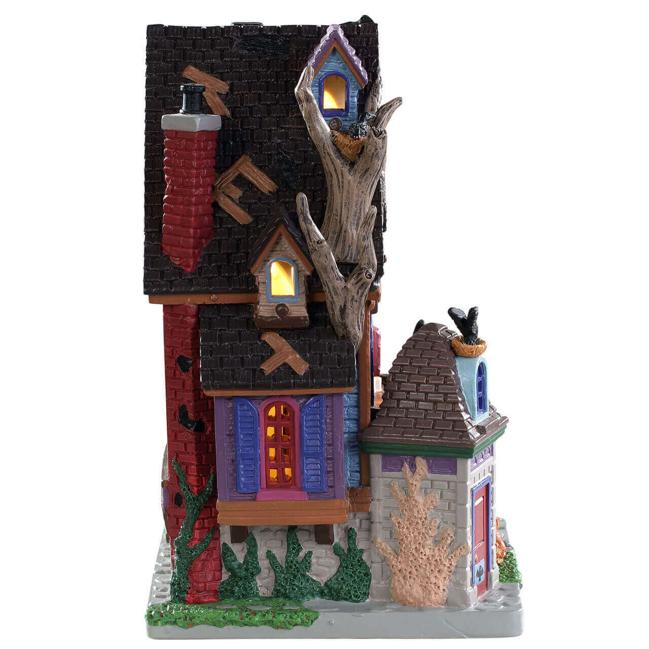 lemax-raven-s-roost-brewery-cafe-beleuchtetes-spooky-town-haus image 3