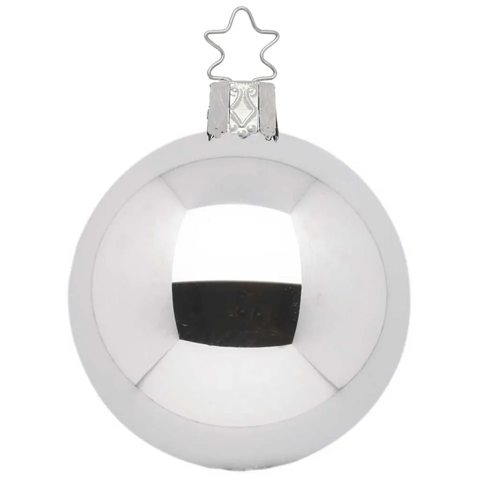 inge-glas-kugel-silber-glanz-christbaumkugel-15-cm image 1