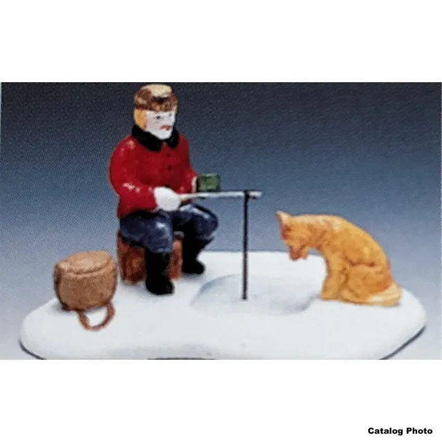 lemax-ice-fishing-miniaturfigur image 1