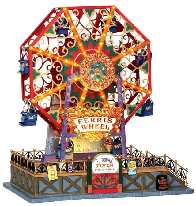lemax-victorian-flyer-ferris-wheel-miniatur-riesenrad image 1