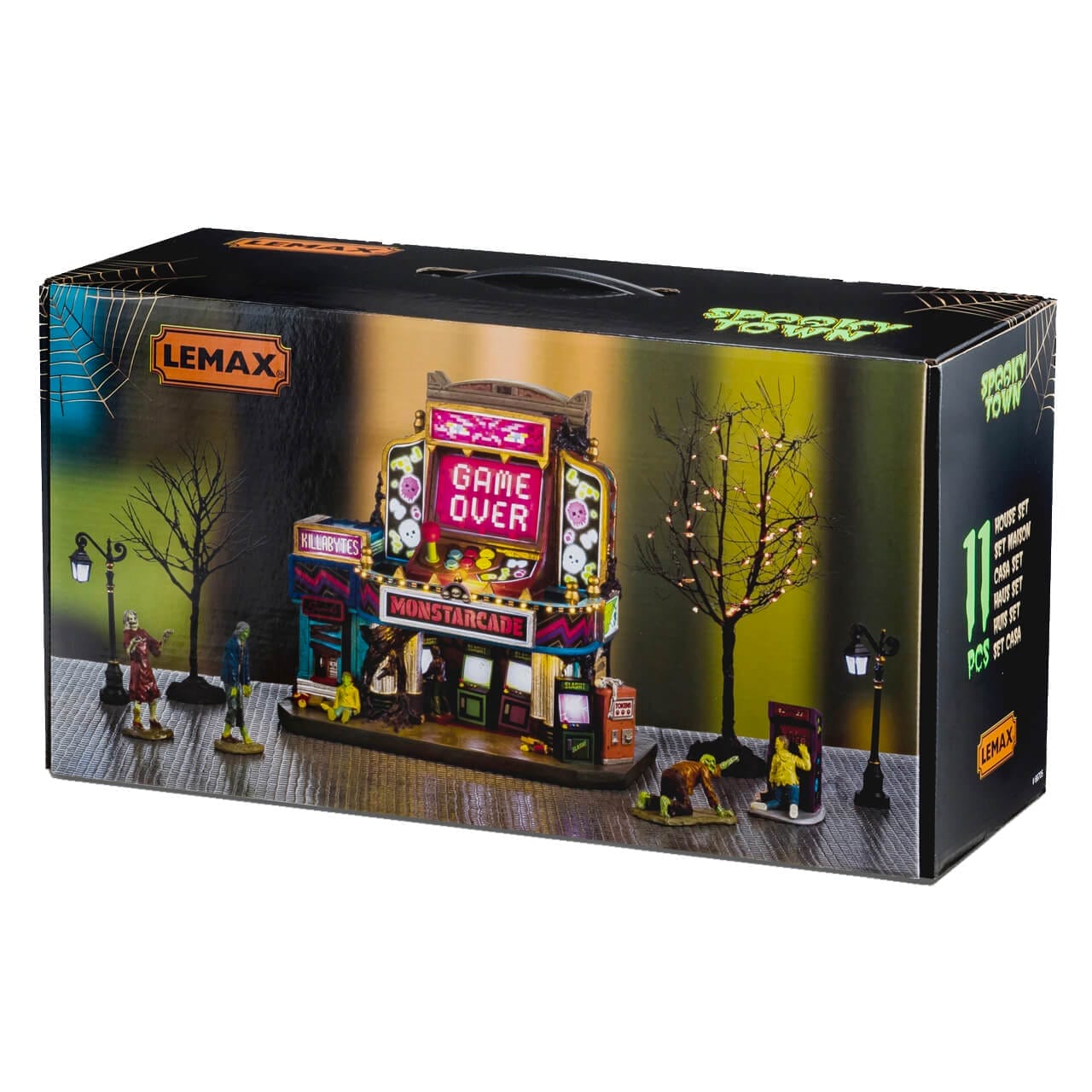 lemax-monstarcade-set-spooky-town-spielhalle-beleuchtet image 2