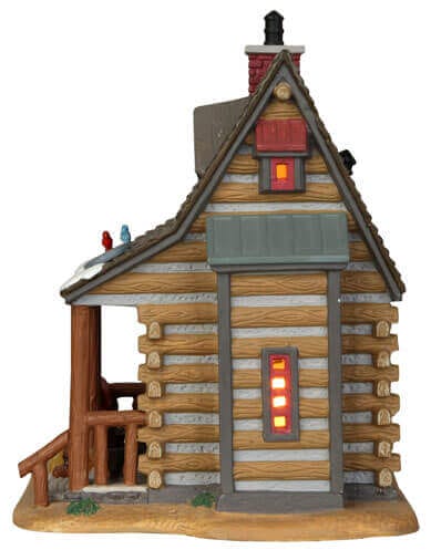 lemax-ol-jed-s-homestead-cabin-beleuchtetes-miniaturhaus image 2