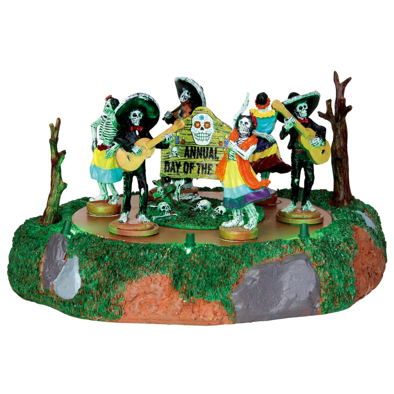 lemax-day-of-the-dead-parade-bewegte-miniwelt-szene-spooky-town image 1