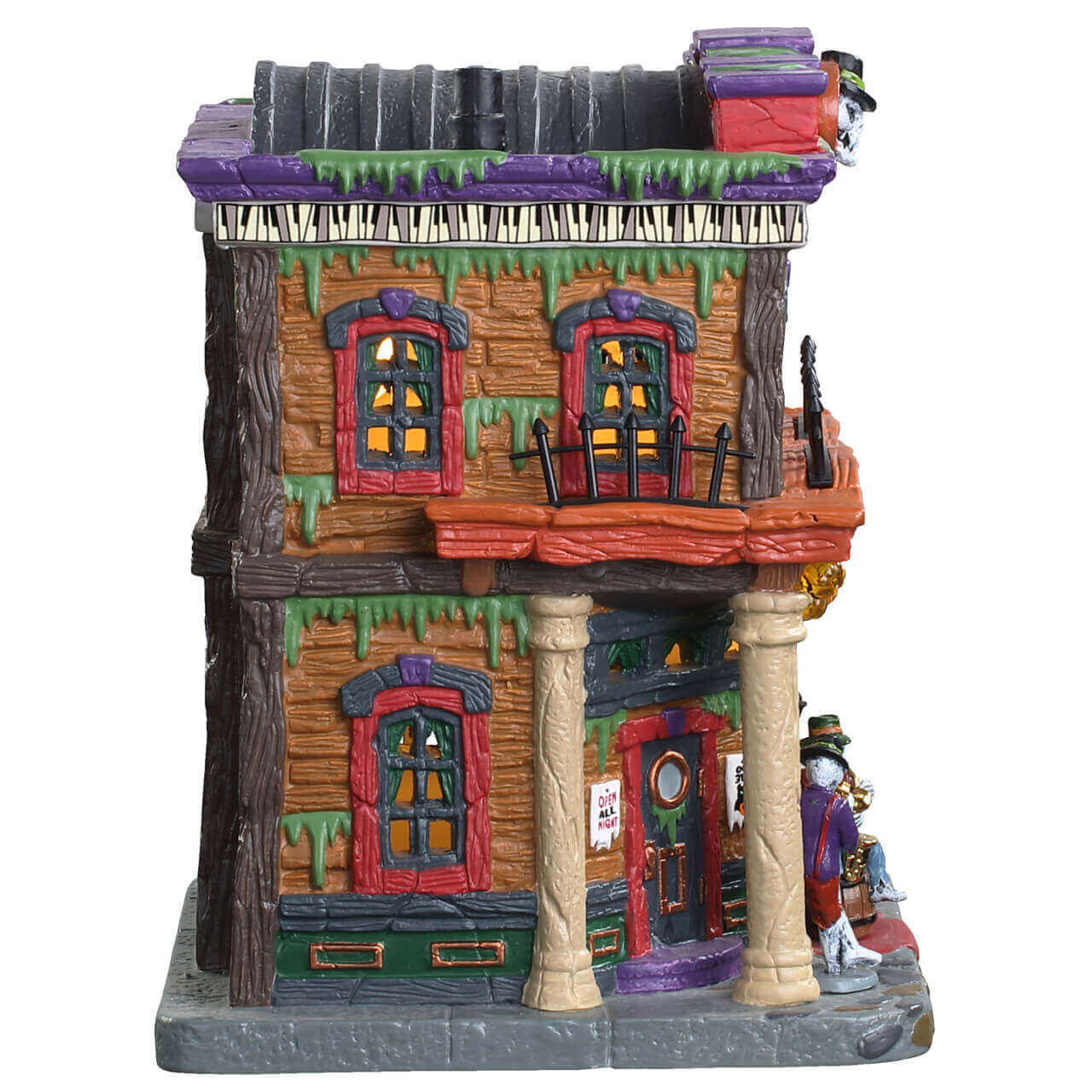lemax-zombie-jazz-cafe-miniaturhaus-spooky-town image 2