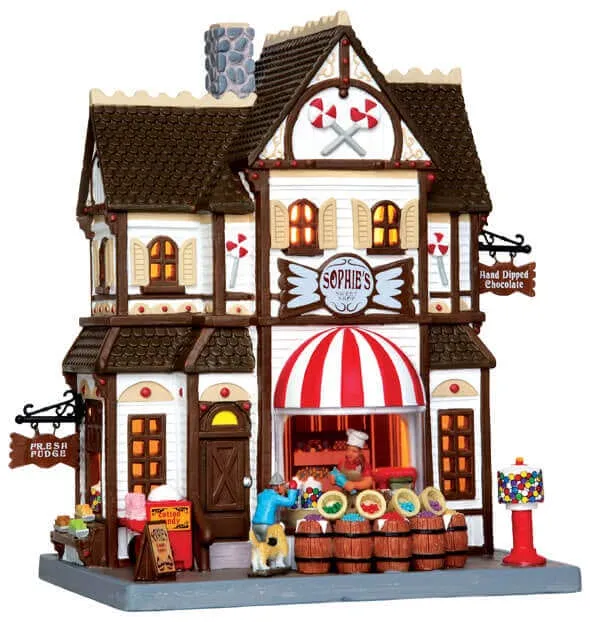 lemax-sophie-s-sweet-shop-beleuchtetes-miniaturhaus image 1