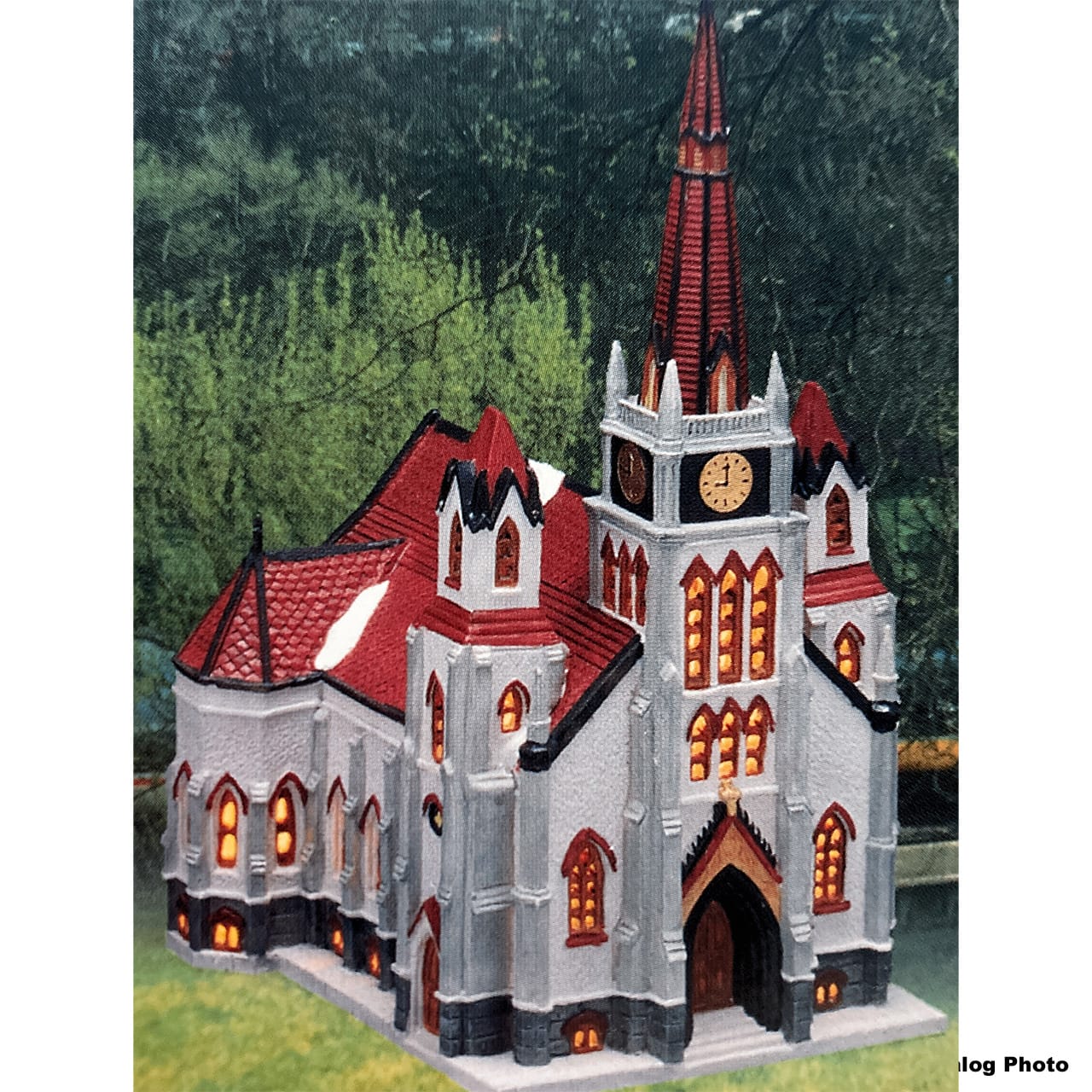 lemax-nottingham-cathedral-miniaturkirche-weihnachtsdorf image 1
