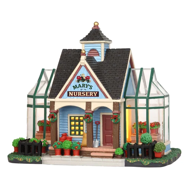 lemax-mary-s-nursery-miniatur-haus-beleuchtet image 1