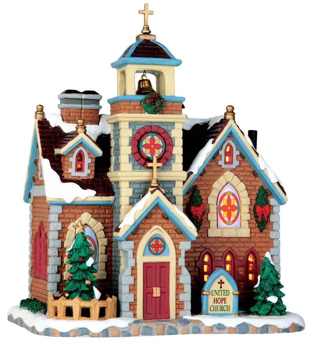 lemax-united-hope-church-miniaturkirche-weihnachtsdorf image 1