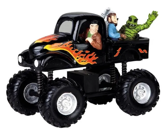 lemax-monster-truck-spooky-town-fahrzeug image 1