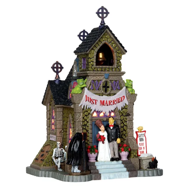 lemax-frank-s-big-day-miniaturszene-spooky-town-halloween image 1