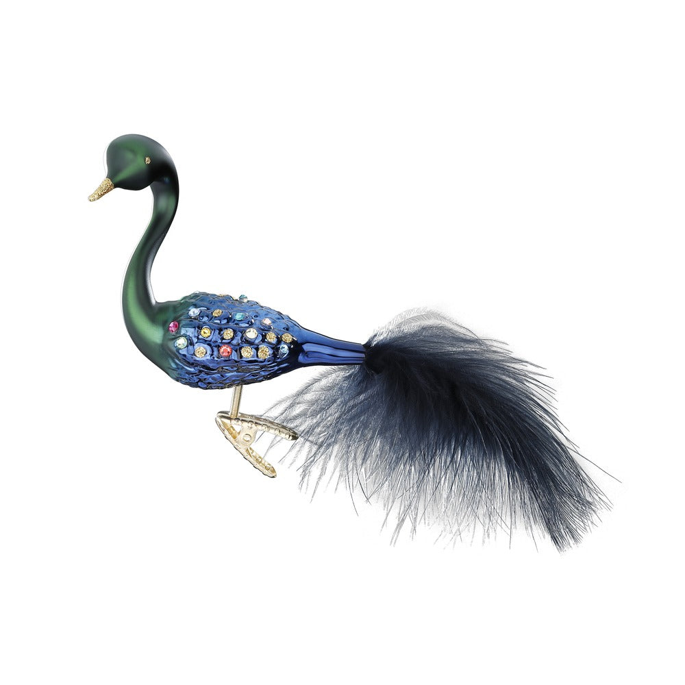 inge-glas-funkelnder-pfau-christbaumkugel-9-cm image 1