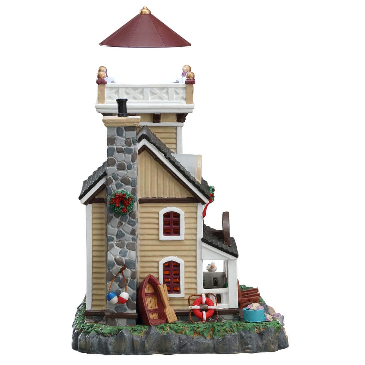 lemax-shell-beach-lighthouse-b-b-leuchtturm-mit-licht image 3