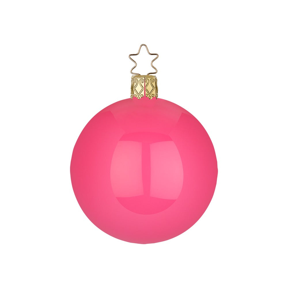 inge-glas-manufaktur-kugel-pink-emaille-12-cm-gro-e-christbaumkugel image 1