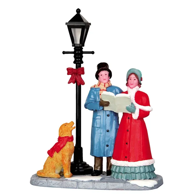 lemax-singing-carols-miniaturfigur-caddington-village image 1