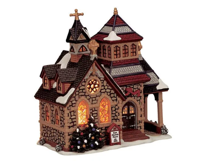 lemax-st-elizabeth-church-miniaturkirche image 1
