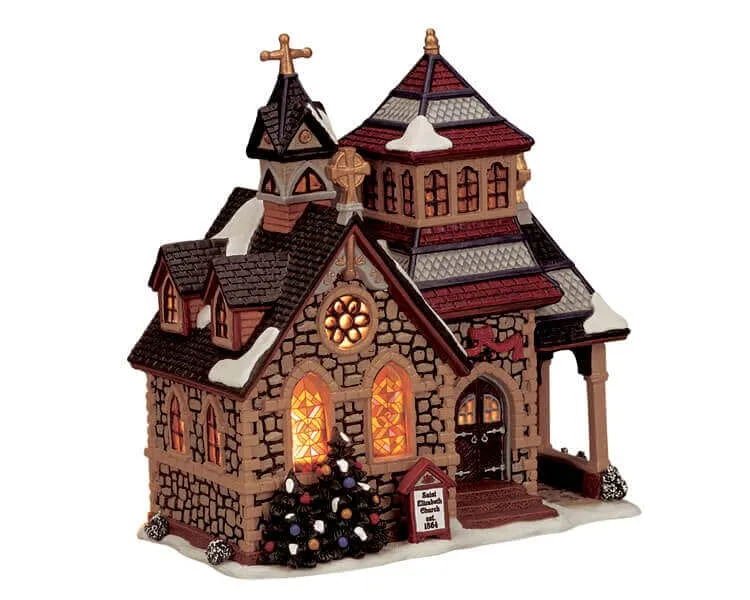 lemax-st-elizabeth-church-miniaturkirche image 1