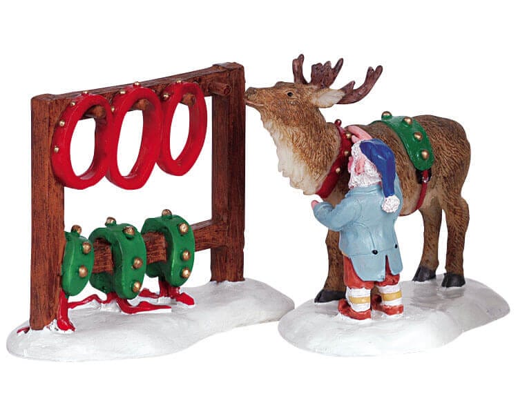 lemax-readying-reindeer-weihnachts-miniaturfiguren-mit-rentieren image 1