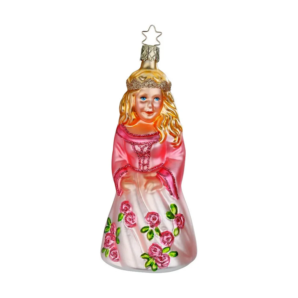 inge-glas-dornr-schen-m-rchenfigur-rosa-14-5-cm image 1