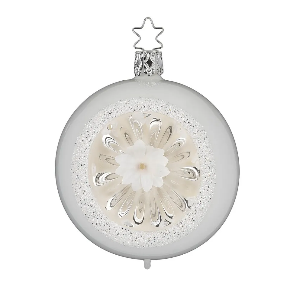 inge-glas-schneebl-te-christbaumkugel-8-cm-reflex image 1