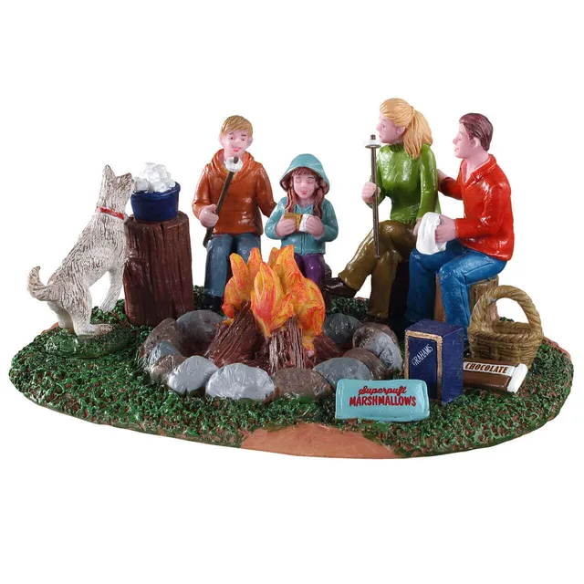 lemax-s-more-family-fun-lagerfeuer-familienszene image 1