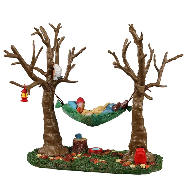 lemax-camping-hammock-buddy-miniaturszene image 1