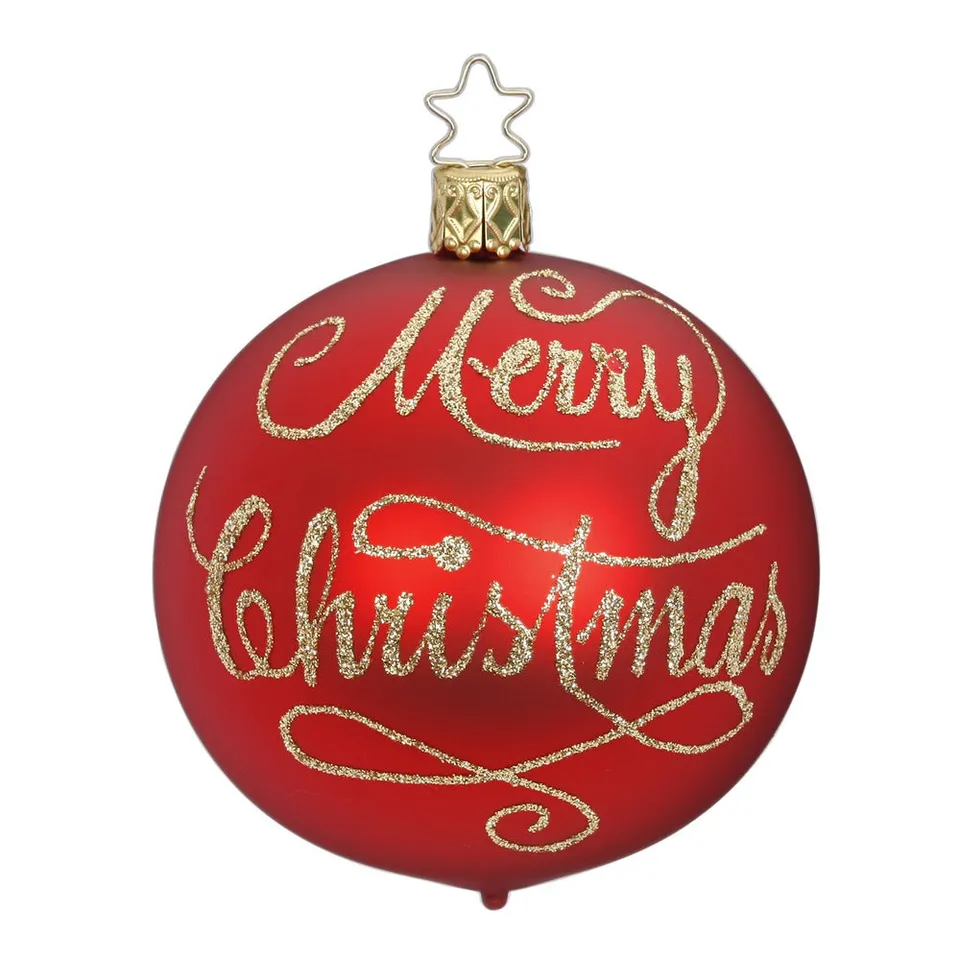 inge-glas-merry-christmas-christbaumkugel-rot-8-cm image 1
