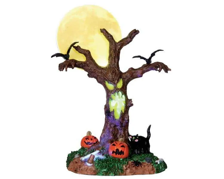 lemax-scary-moonlit-tree-spooky-town-halloween-baum image 1