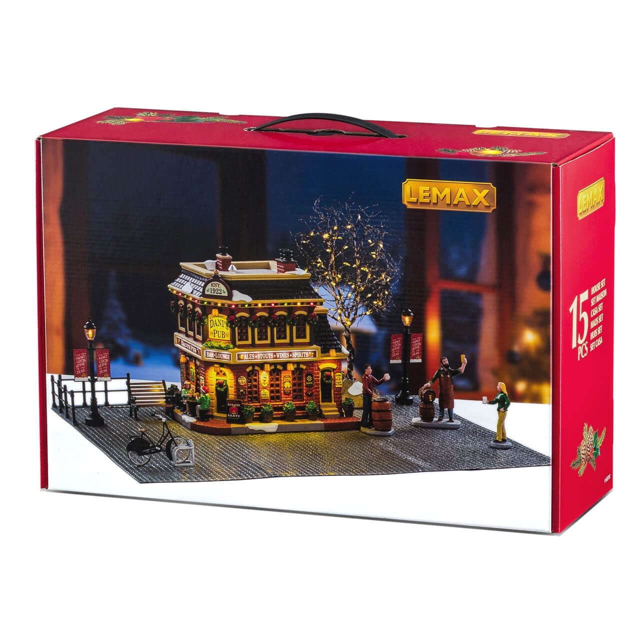 lemax-dani-s-pub-set-beleuchtetes-miniaturhaus-set-caddington-village image 2