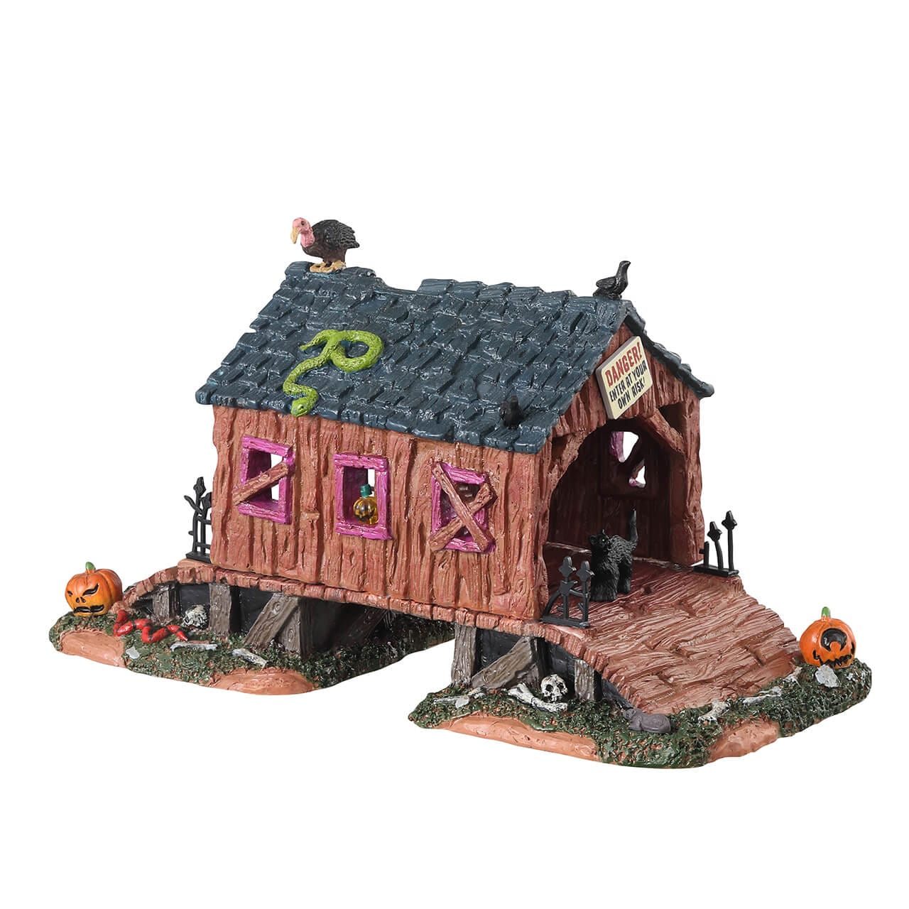 lemax-creepy-covered-bridge-spooky-town-miniaturbr-cke image 5