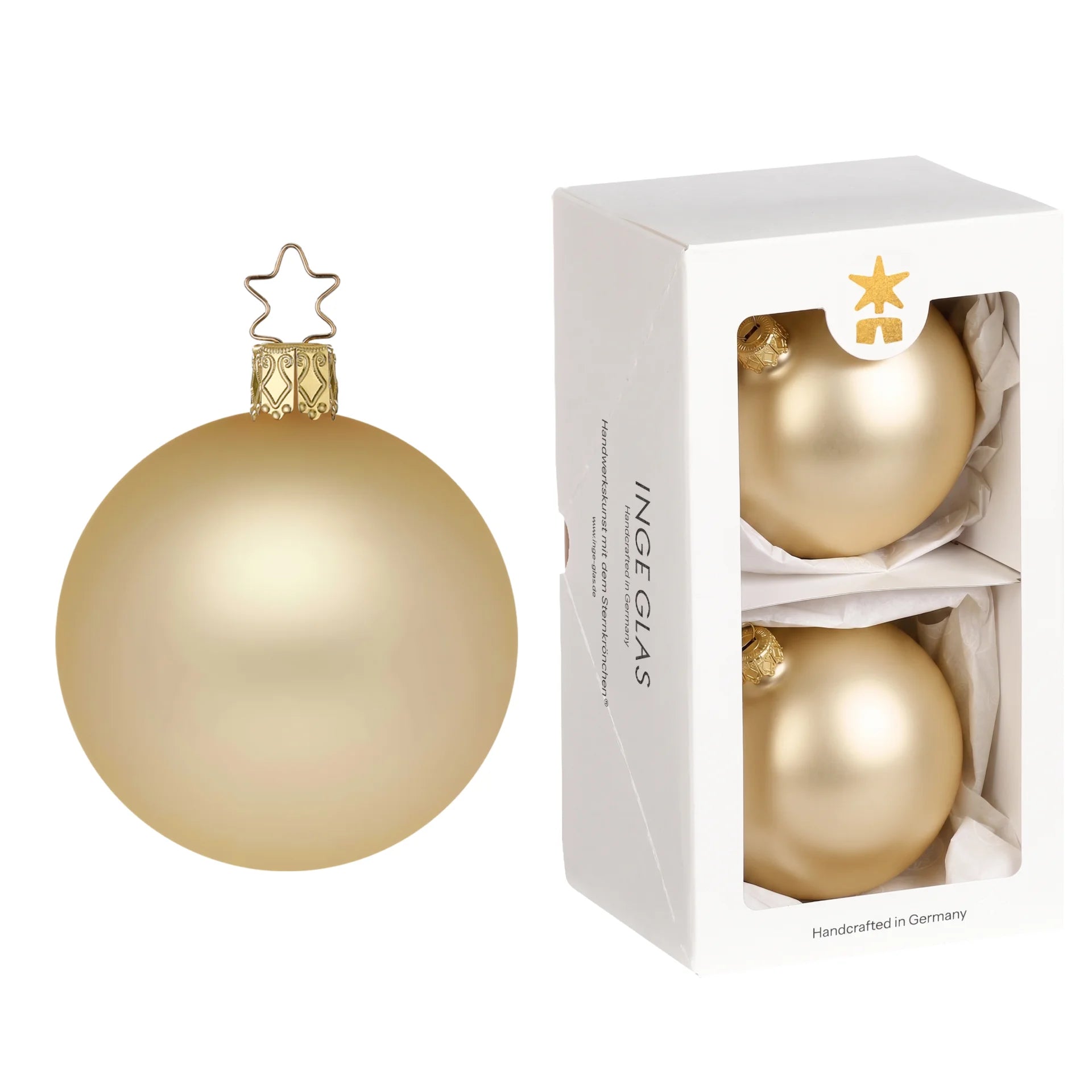 inge-glas-christbaumkugel-10-cm-brokat-matt image 1