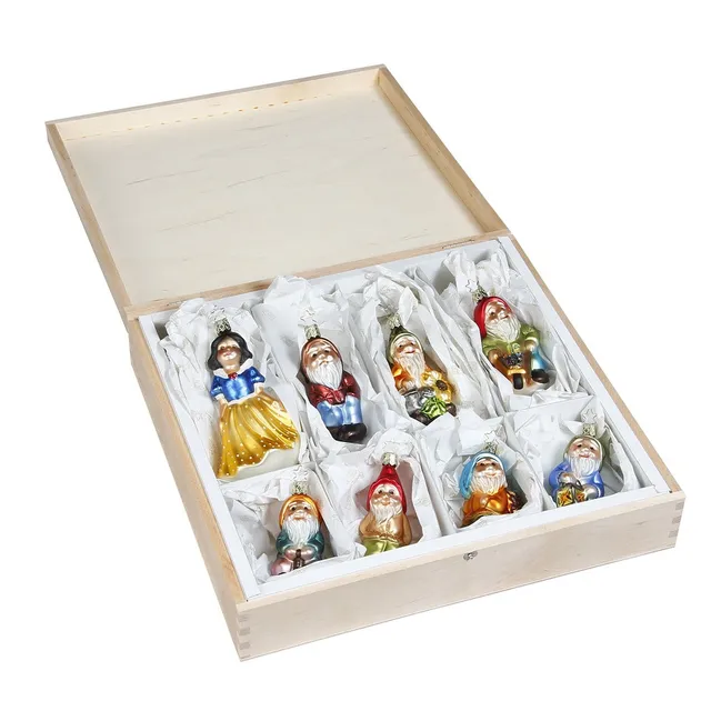 inge-glas-schneewittchen-die-7-zwerge-glasfiguren-set-8-teilig-9-5-14-5-cm image 1