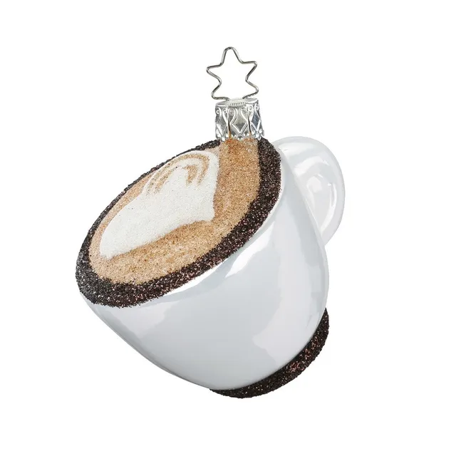 inge-glas-cappuccino-8-cm-handgefertigte-glasfigur-mit-aufh-nger-wei image 1